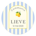 Stickers 6 stuks (7,5cm) - Communie meisjes
