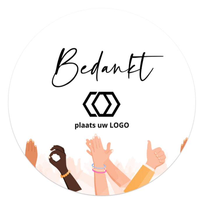 Persoonlijke stickers 6 stuks (7,5cm) - Zakelijk Persoonlijke stickers 6 stuks (7,5cm) - Zakelijk