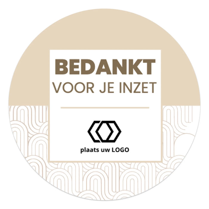 Persoonlijke stickers 6 stuks (7,5cm) - Zakelijk Persoonlijke stickers 6 stuks (7,5cm) - Zakelijk