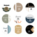 Persoonlijke stickers 30 stuks (3,5cm) - Zakelijk - Bedankjes.nl