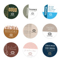 Persoonlijke stickers 30 stuks (3,5cm) - Zakelijk - Bedankjes.nl