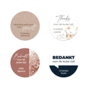 Persoonlijke stickers 12 stuks (6,35cm) - Collega - Bedankjes.nl