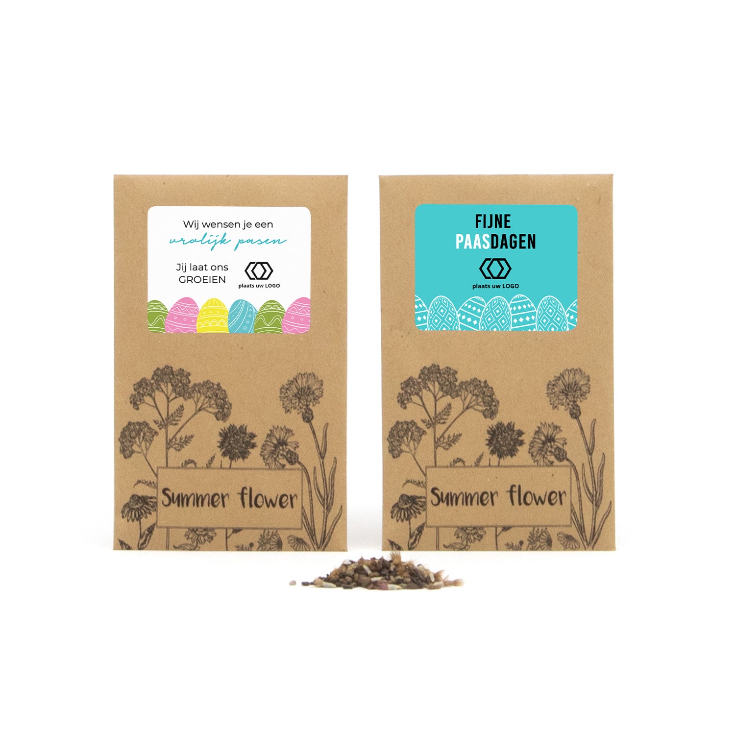 Summer flower zakje - Pasen - Bedankjes.nl