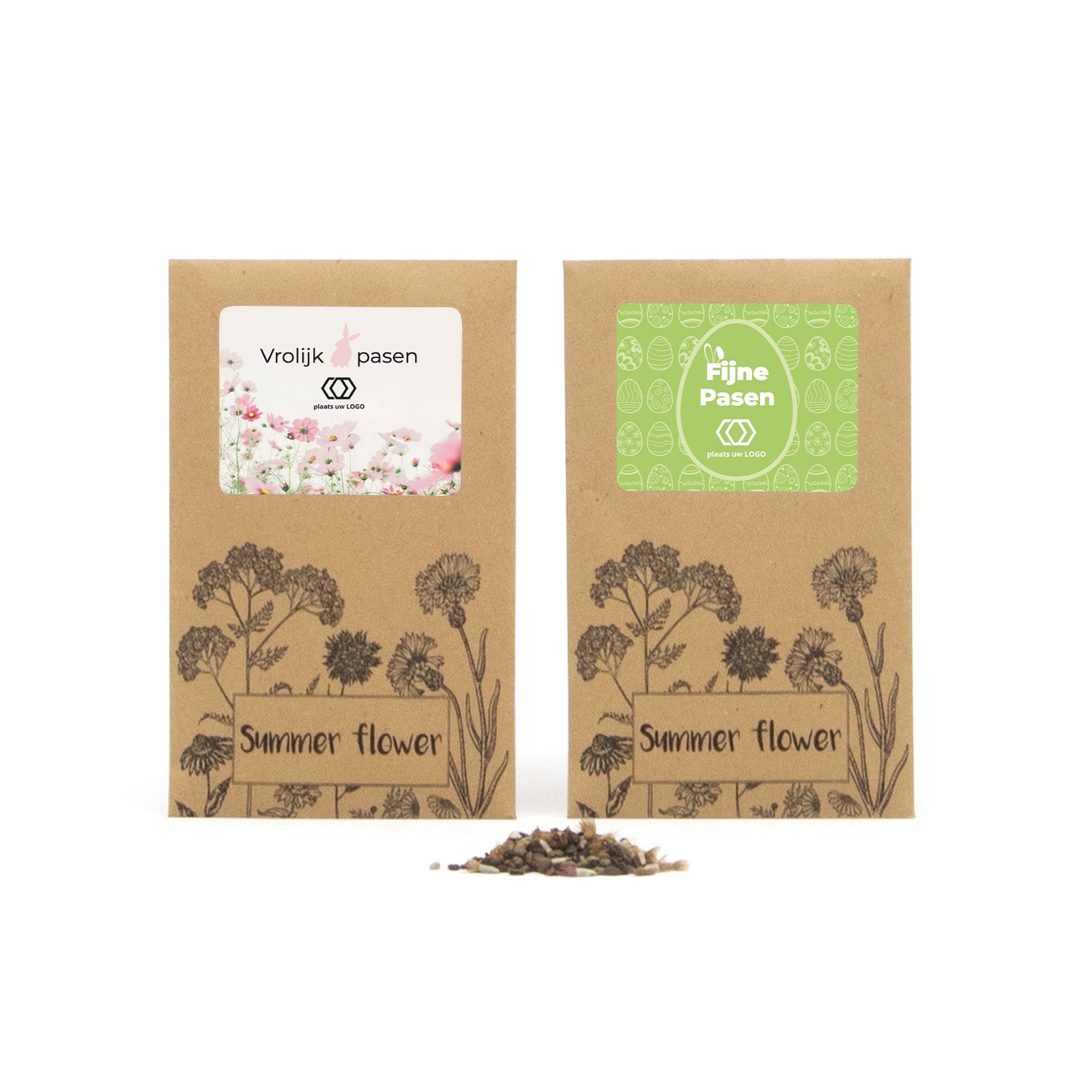 Summer flower zakje - Pasen - Bedankjes.nl