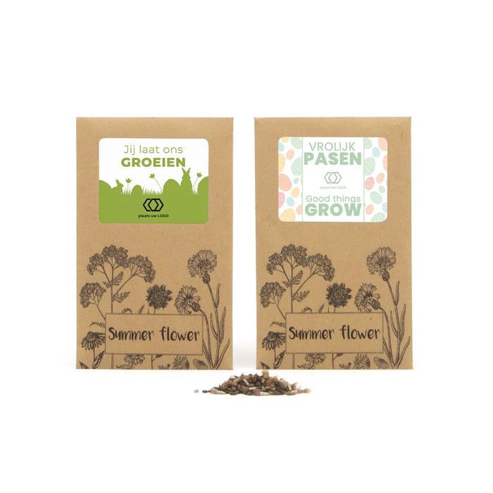 Summer flower zakje - Pasen Summer flower zakje - Pasen