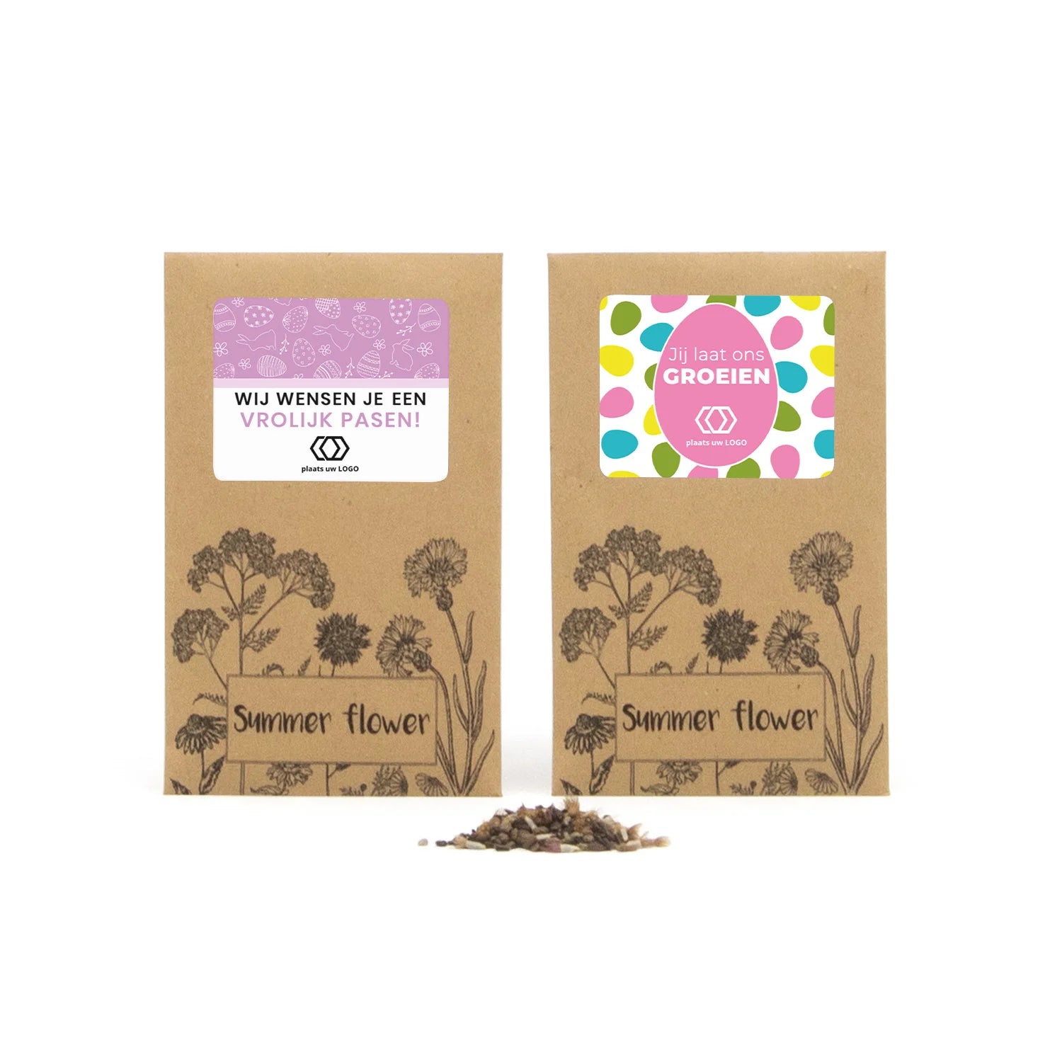 Summer flower zakje - Pasen - Bedankjes.nl