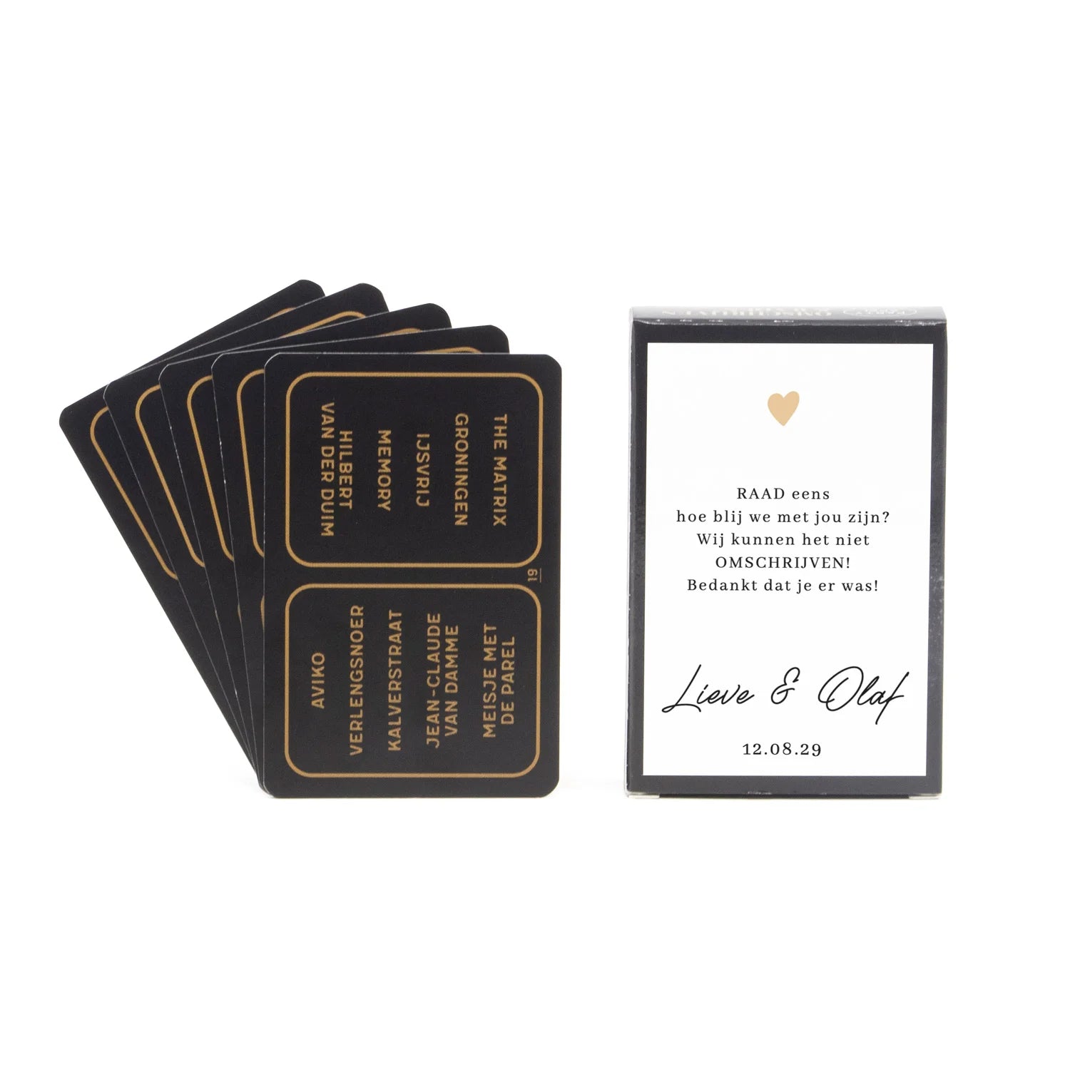 Kaartspel omschrijven & raden - Trouwen - Bedankjes.nl