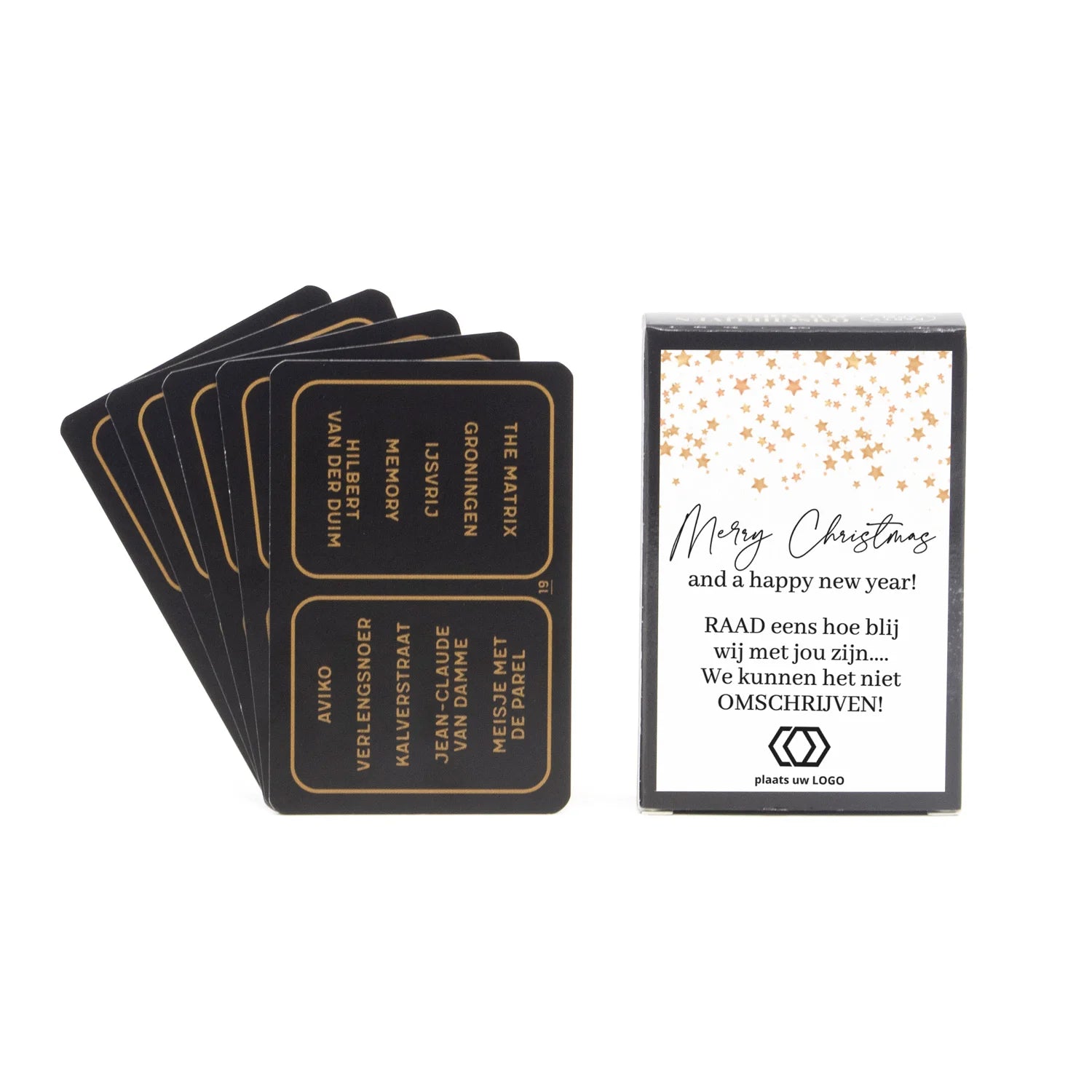 Kaartspel omschrijven & raden - Kerst - Bedankjes.nl