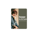 Persoonlijke stickers 30 stuks (3,5 x 4,5 cm) - Communie jongen - Bedankjes.nl