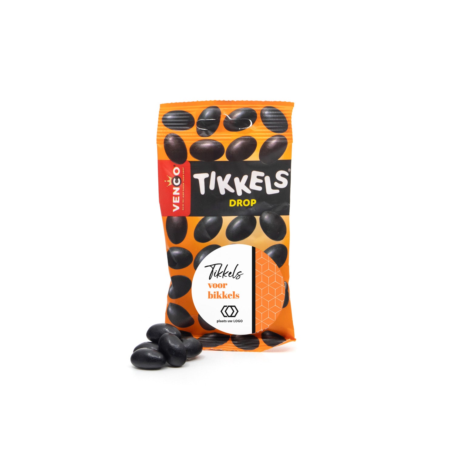 Tikkels voor bikkels met eigen etiket - Zakelijk - Bedankjes.nl