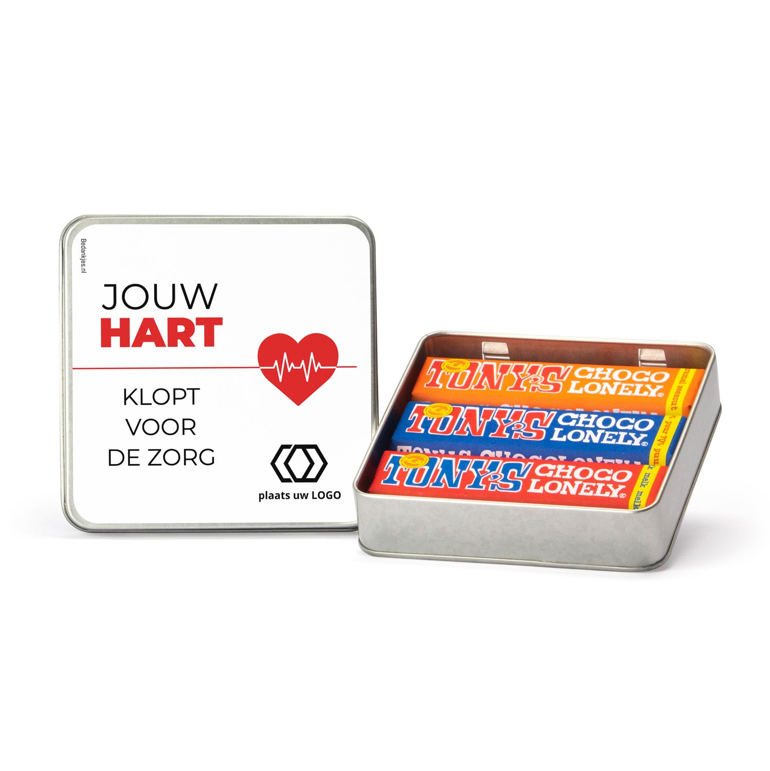 Blik van waardering 3 Tony's repen - Verpleging - Bedankjes.nl