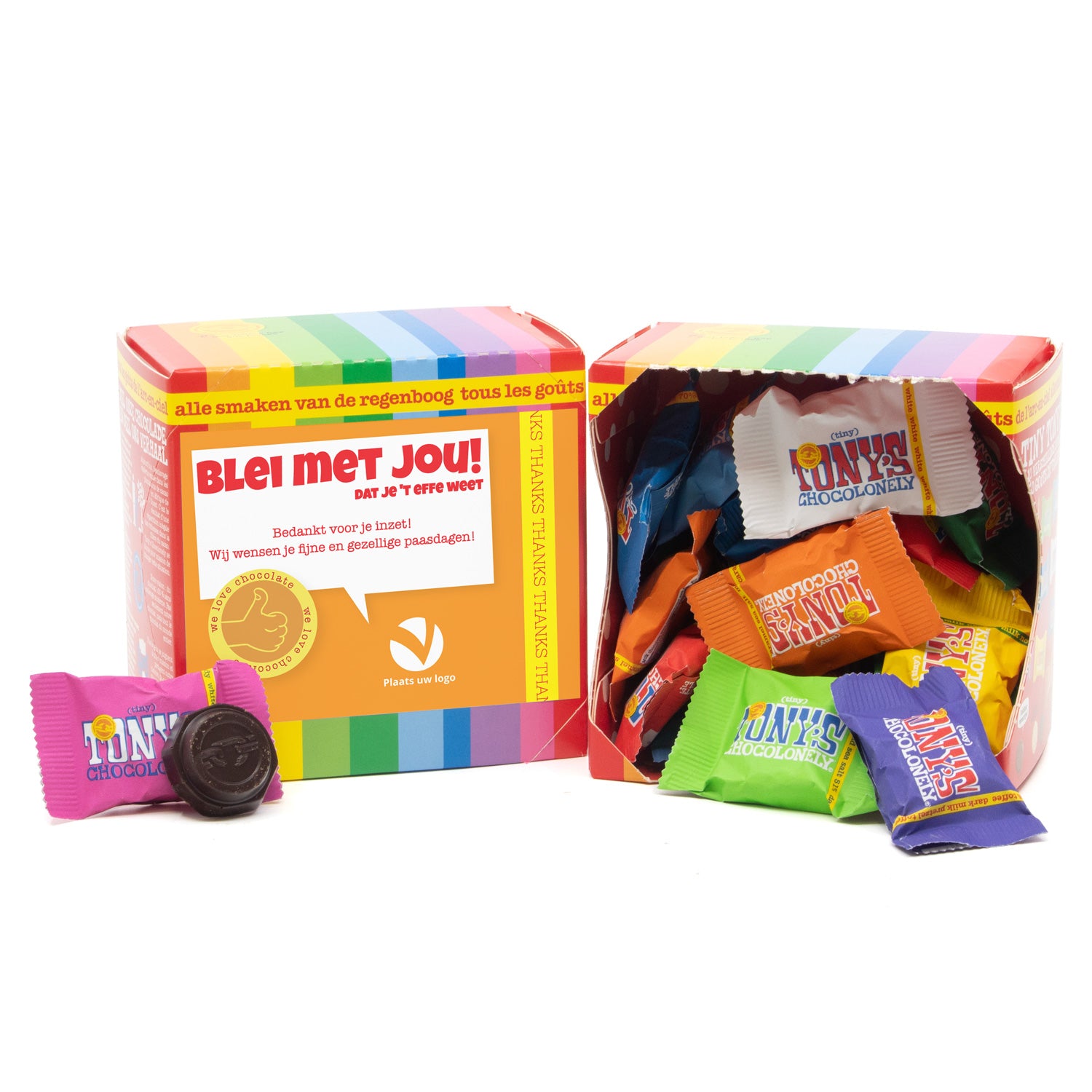 Tony's Chocolonely kadoosje - Pasen - Bedankjes.nl