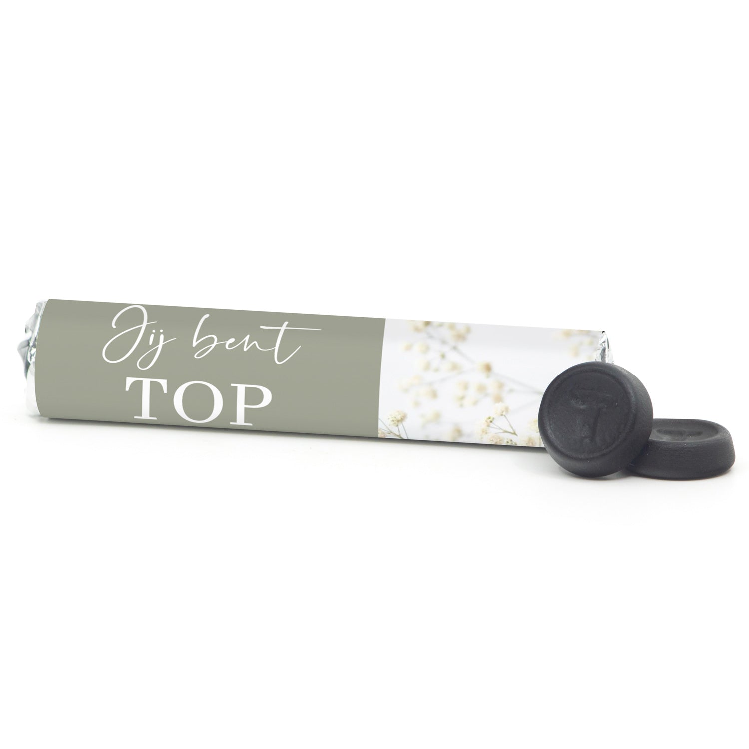 Jij bent TOP Drop met eigen etiket - Zakelijk - Bedankjes.nl