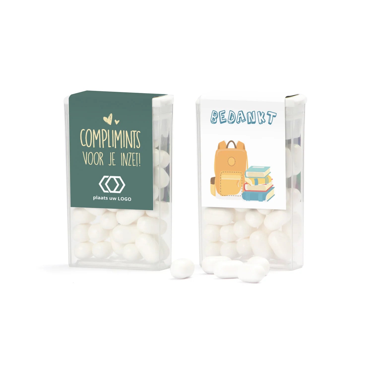 Tic Tac met eigen logo op etiket - Leraar - Bedankjes.nl