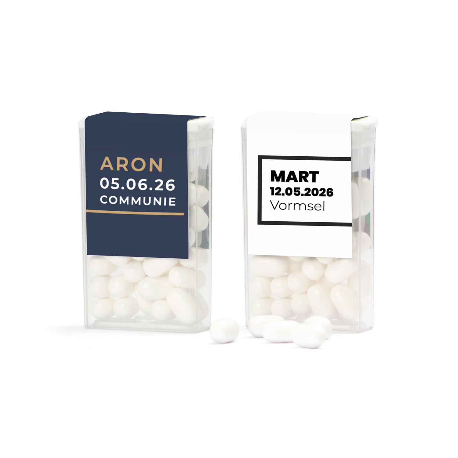 Tic Tac - Communie jongens - Bedankjes.nl