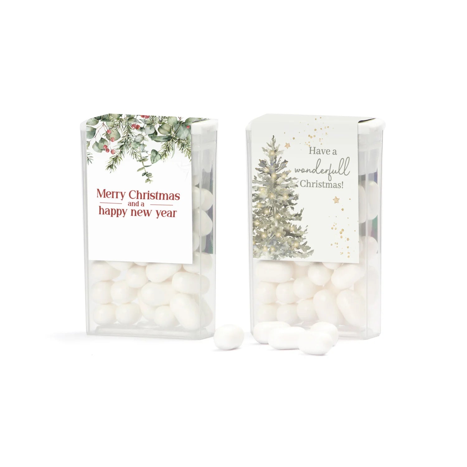 Tic Tac met eigen logo op etiket - Kerst - Bedankjes.nl