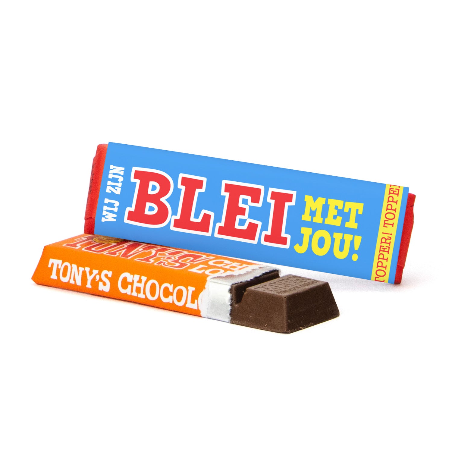 Tony Chocolonely 50 gram met eigen wikkel - Pasen - Bedankjes.nl