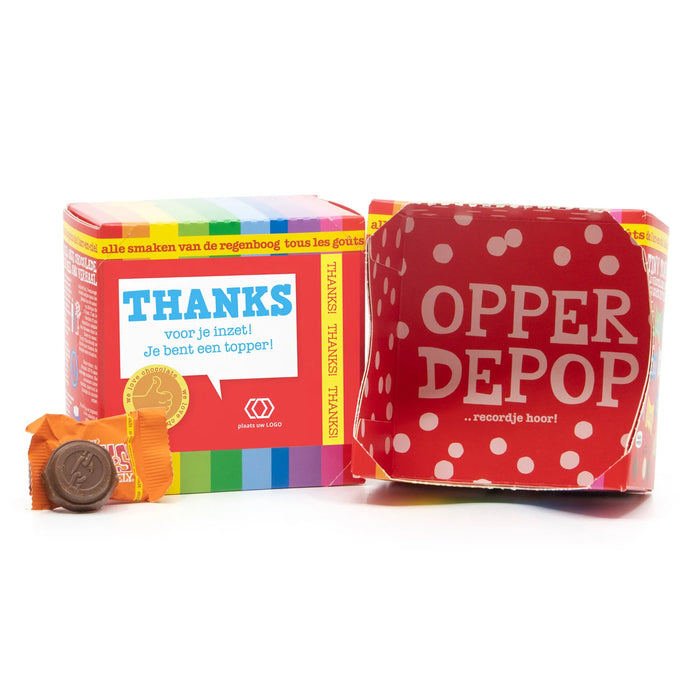 Tony chocolonely kadoosje eigen logo - Zakelijk Tony chocolonely kadoosje eigen logo - Zakelijk