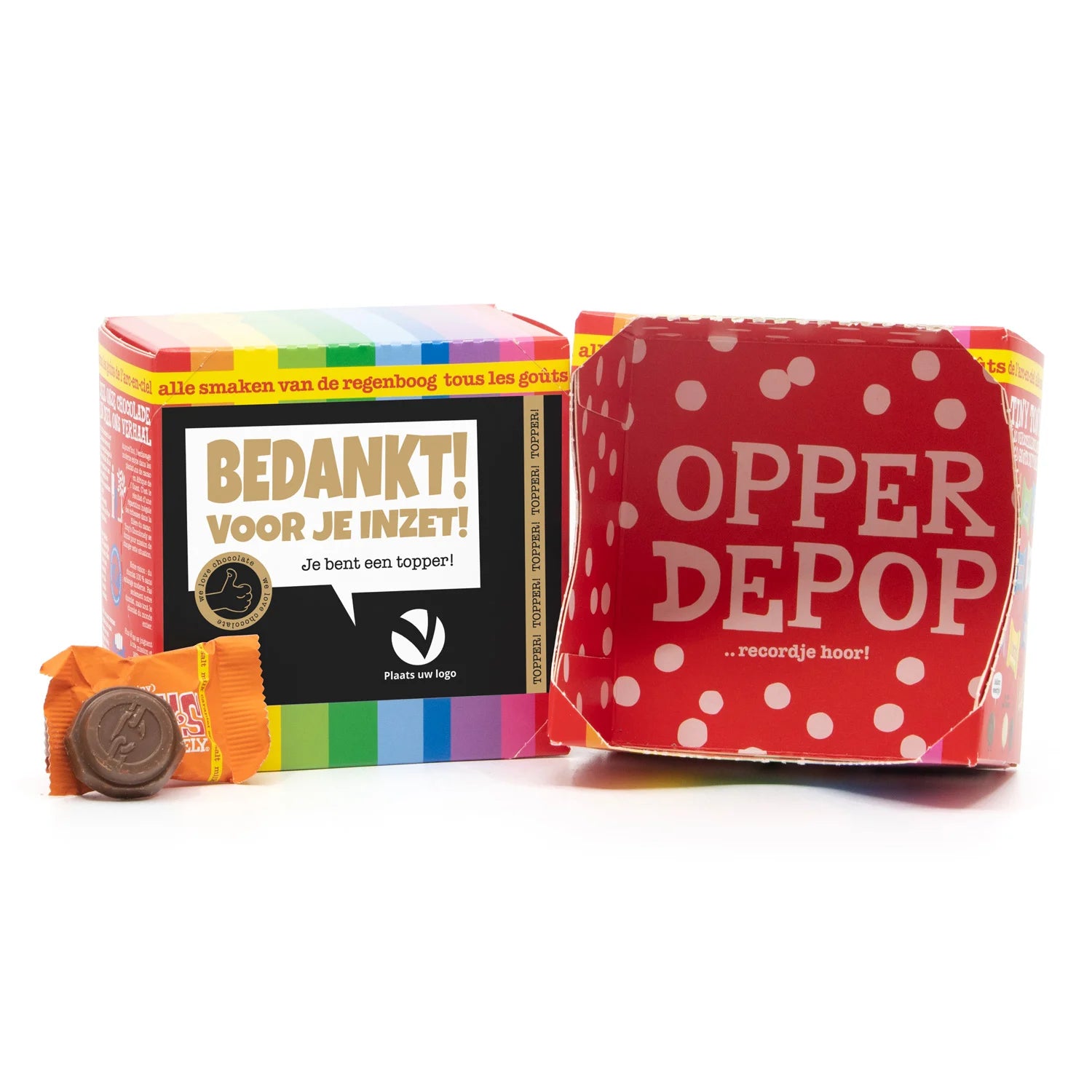 Tony chocolonely kadoosje eigen logo - Zakelijk - Bedankjes.nl