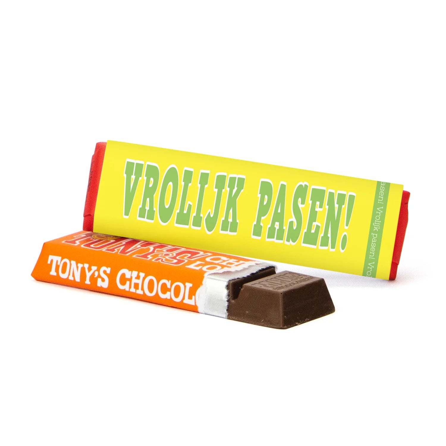 Tony Chocolonely 50 gram met eigen wikkel - Pasen - Bedankjes.nl