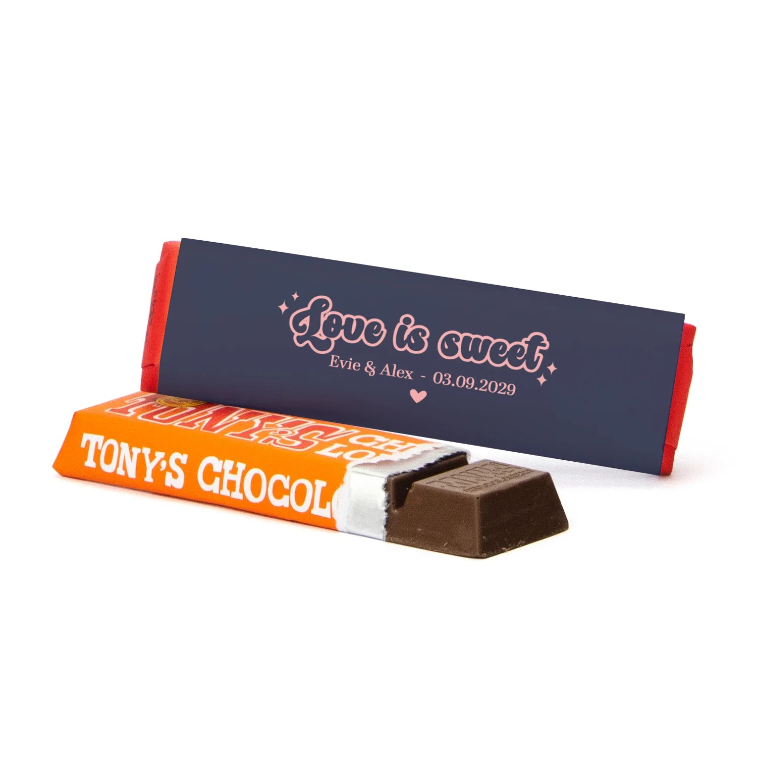 Tony Chocolonely 50 gram - Trouwen - Bedankjes.nl