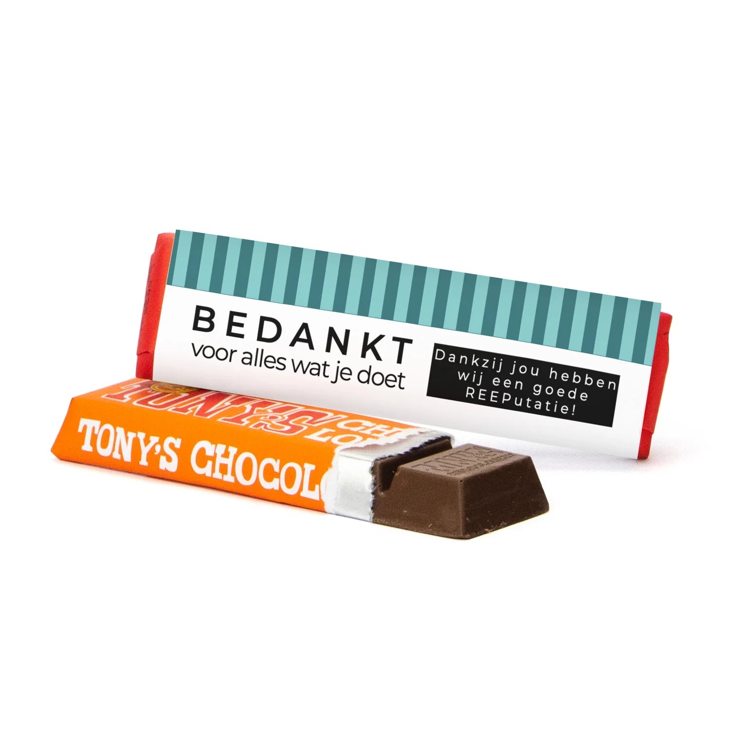 Tony Chocolonely 50 gram met eigen wikkel - Zakelijk