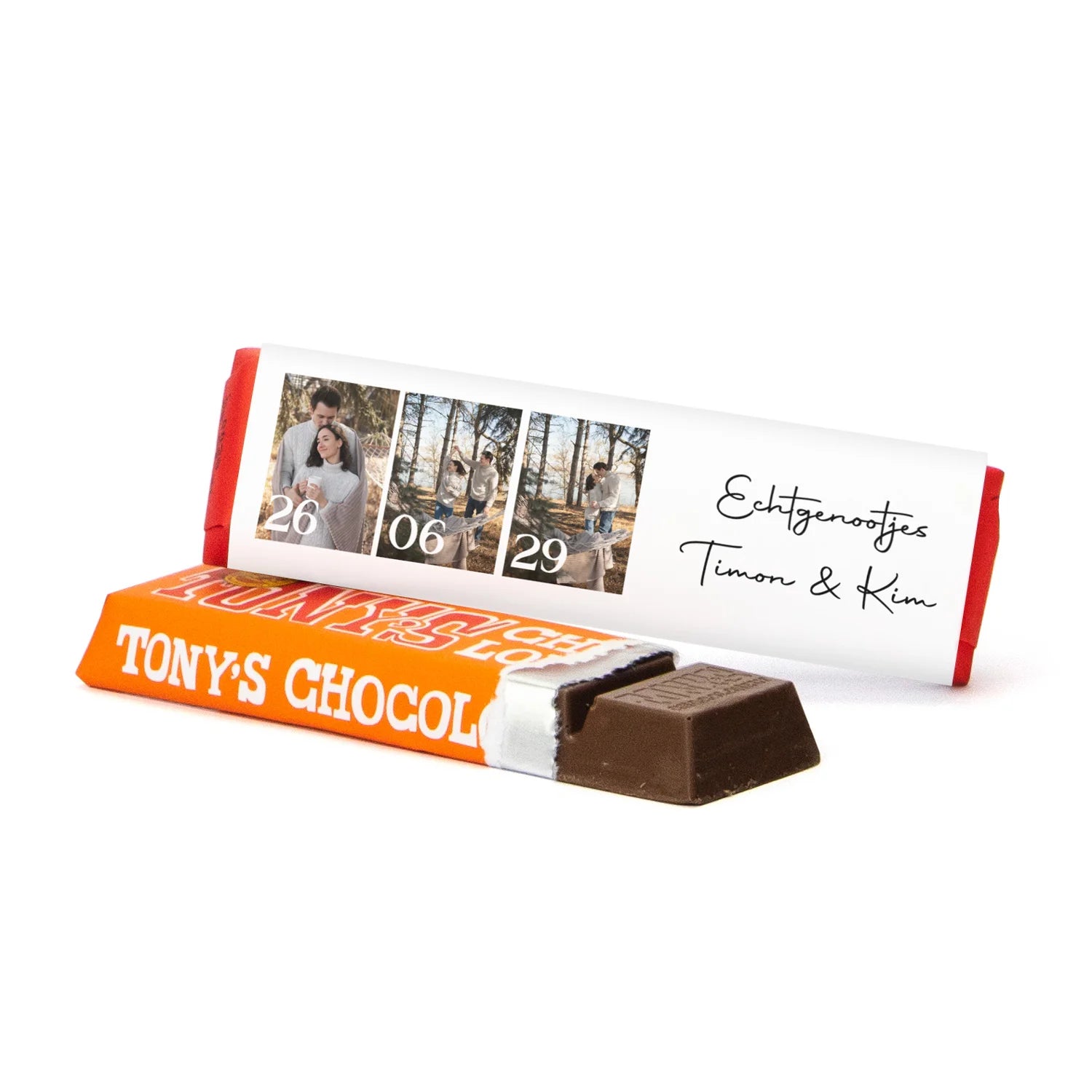 Tony Chocolonely 50 gram - Trouwen - Bedankjes.nl