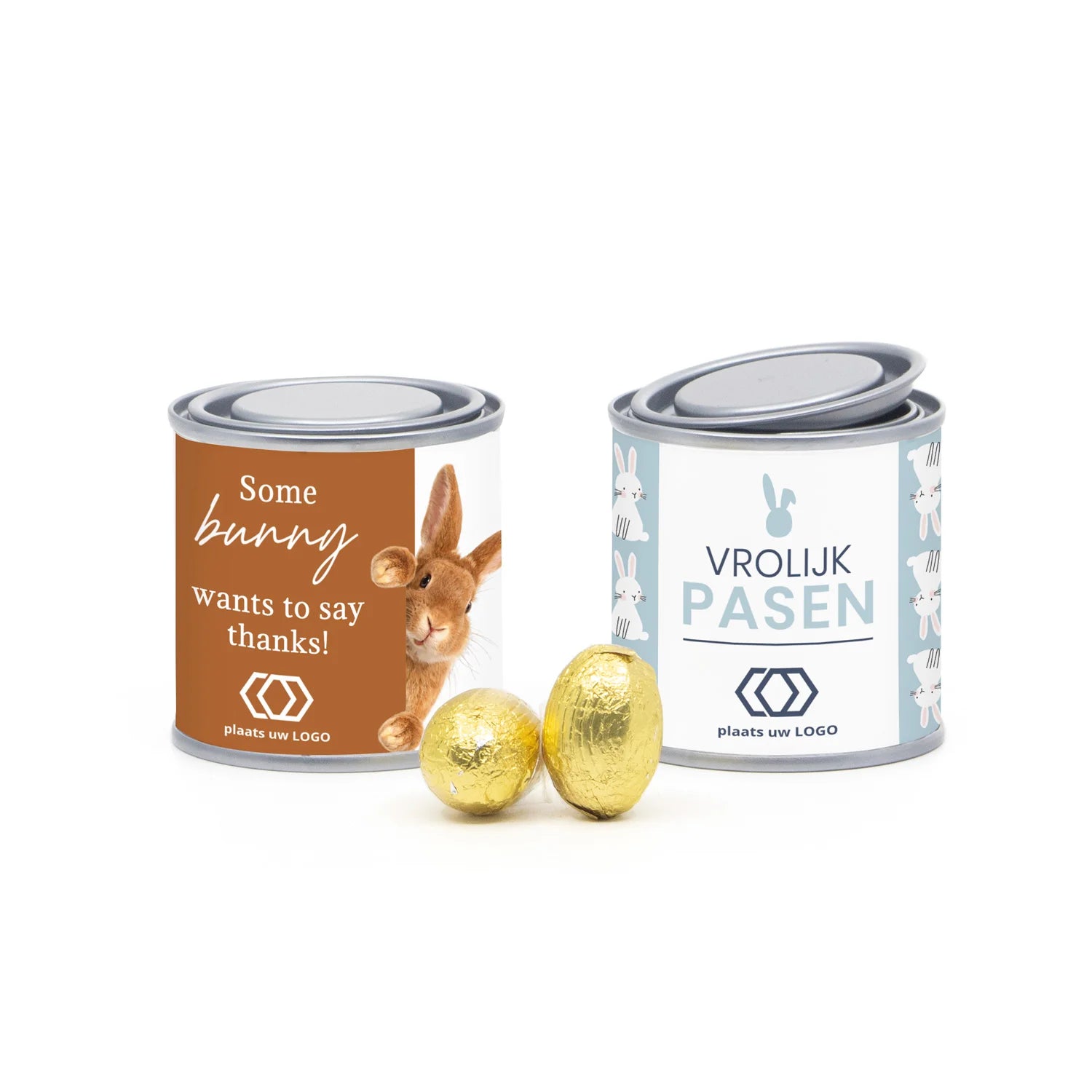 Verfblikje met paaseitjes - Pasen - Bedankjes.nl