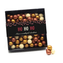 Vensterdoos zwart met kerstpearls - Kerst