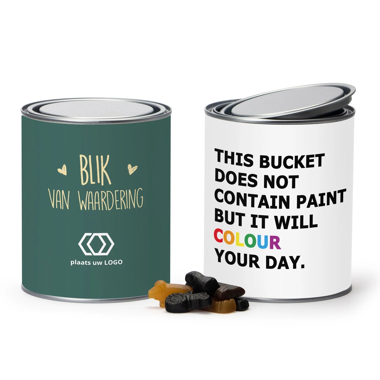 Verfblik met eigen wikkel - Leraar - Bedankjes.nl