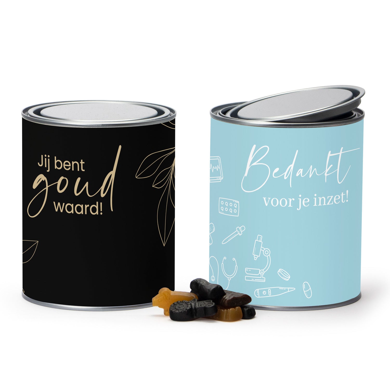 Verfblik met eigen wikkel - Verpleging - Bedankjes.nl