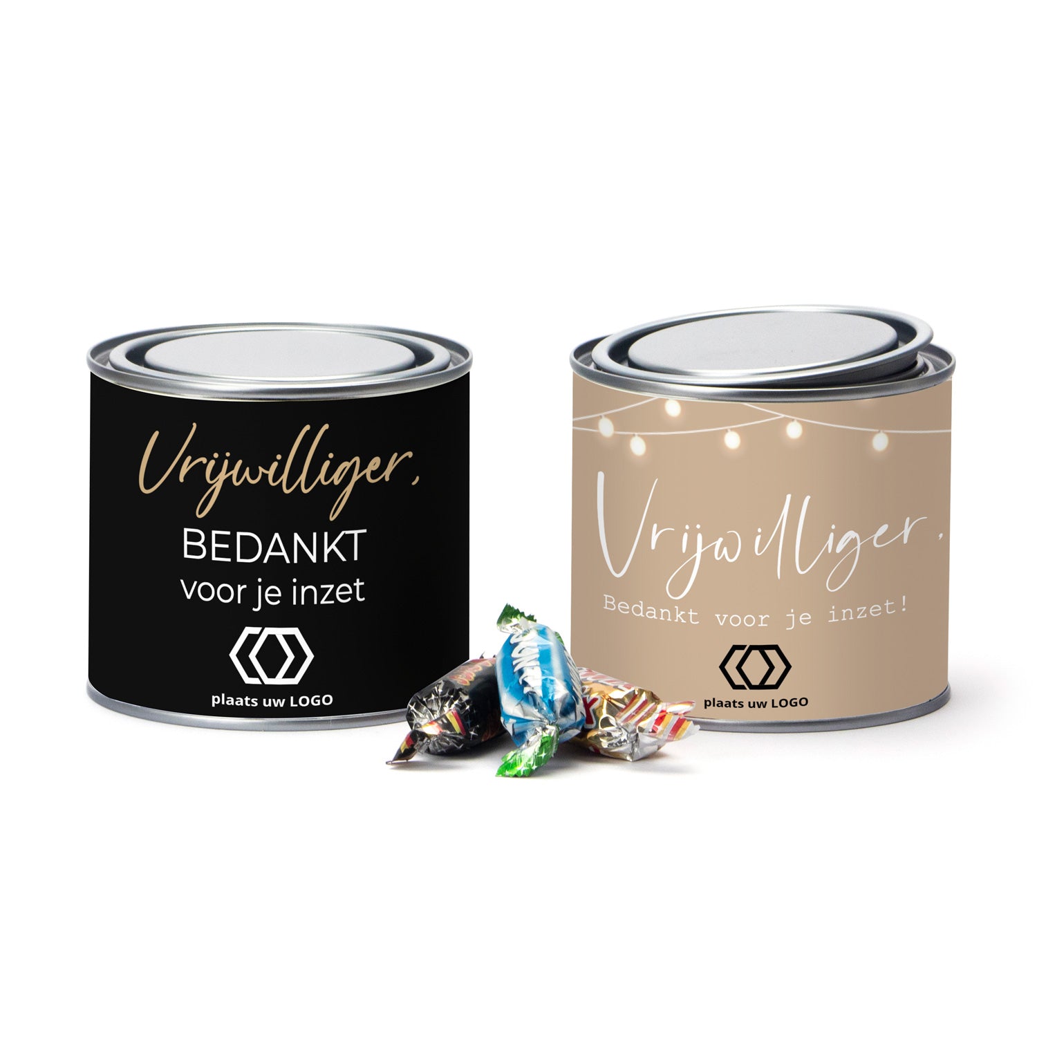 Medium Verfblik met eigen wikkel - Vrijwilliger - Bedankjes.nl