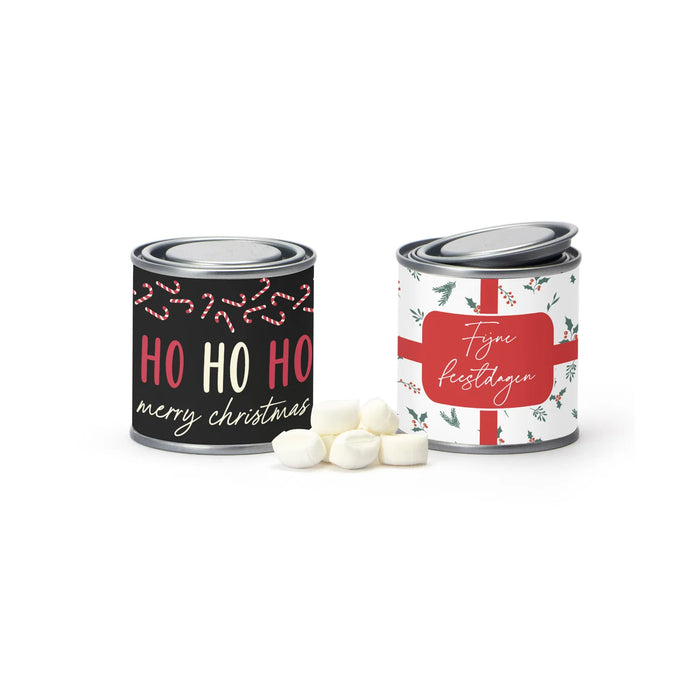 Verfblikje met snoepjes - Kerst Verfblikje met snoepjes - Kerst