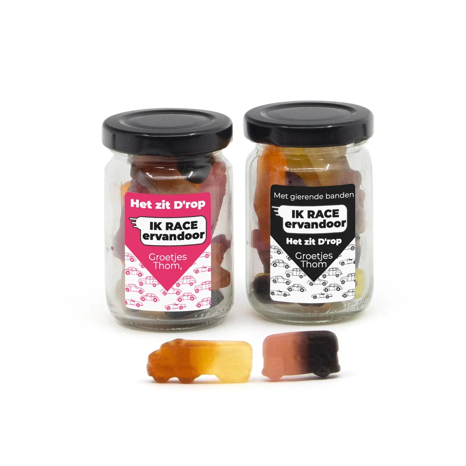 Ik RACE ervandoor! - Afscheid collega - Bedankjes.nl