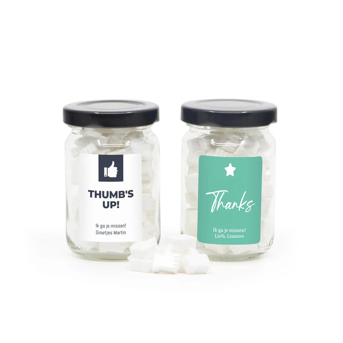 Glazen potje - Afscheid collega Glazen potje - Afscheid collega