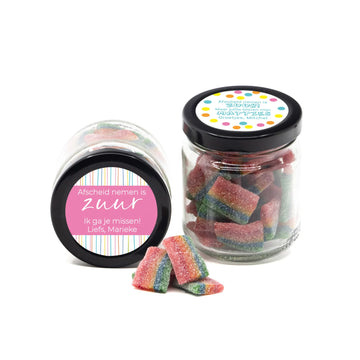 Afscheid nemen van je matties is zuur - Afscheid collega - Bedankjes.nl Afscheid nemen van je matties is zuur - Afscheid collega - Bedankjes.nl