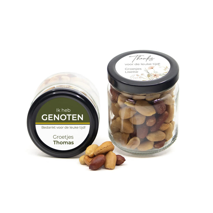 Glazen potje met verse notenmix - Collega Glazen potje met verse notenmix - Collega