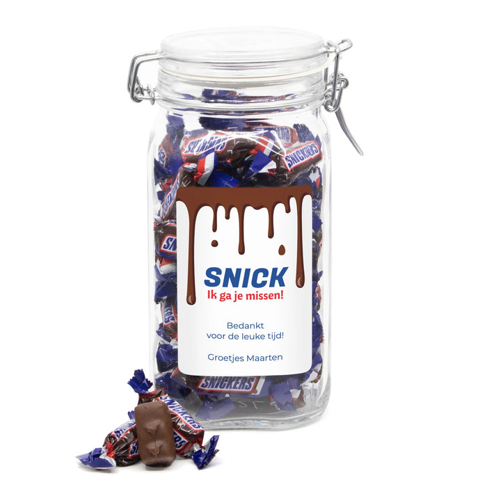 Snick... Ik ga ervandoor! in grote weckpot - Collega Snick... Ik ga ervandoor! in grote weckpot - Collega