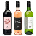 Fles wijn met eigen logo op etiket - Zakelijk