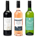 Fles wijn met persoonlijk etiket - Collega - Bedankjes.nl
