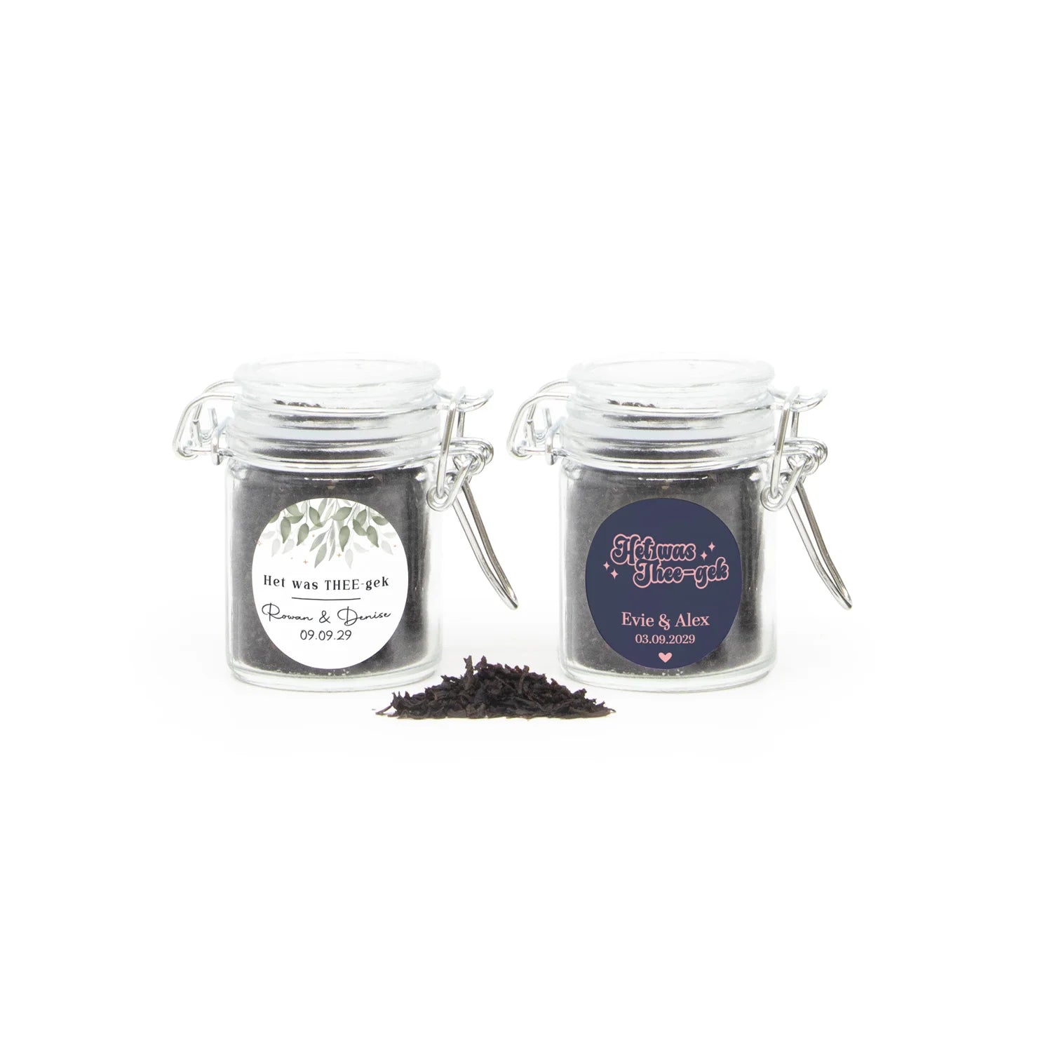Thee in mini weckpotje - Trouwen - Bedankjes.nl