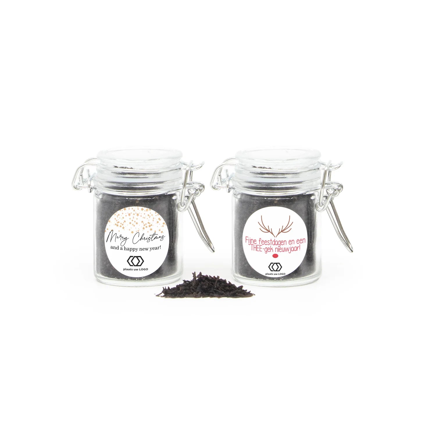 Thee in mini weckpotje - Kerst - Bedankjes.nl