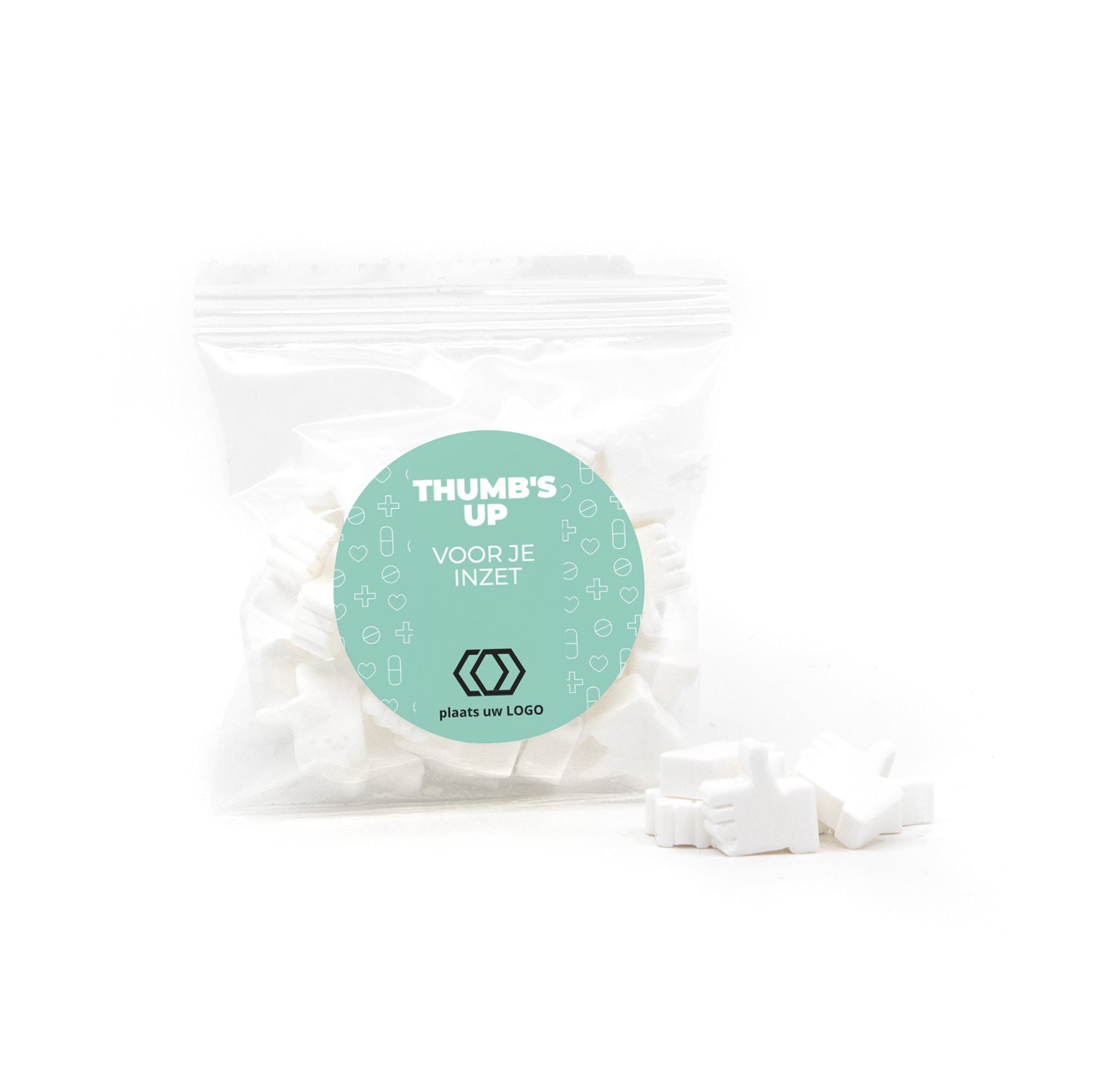 Zakje mint duimpjes - Dag van de Verpleging - Bedankjes.nl
