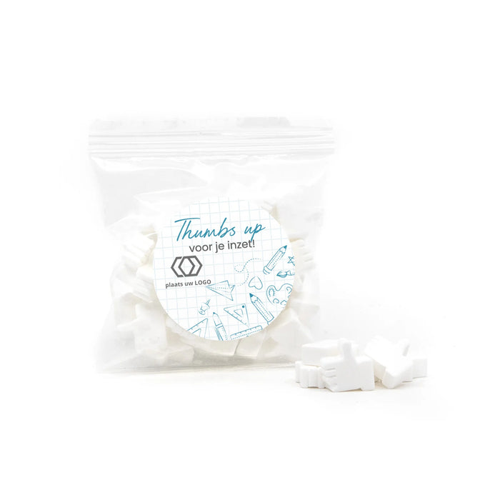 Zakje mint duimpjes - Dag van de Leraar Zakje mint duimpjes - Dag van de Leraar