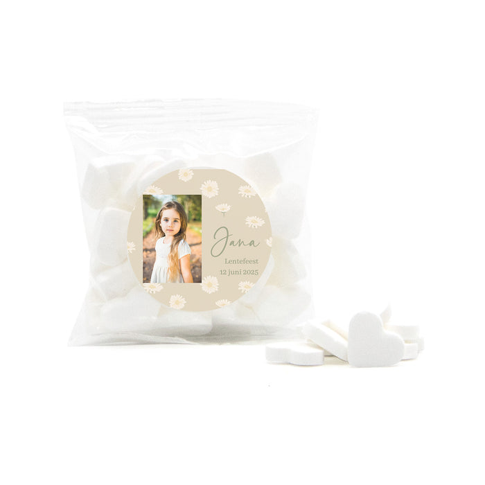 Zakje minthartjes - Communie meisjes Zakje minthartjes - Communie meisjes