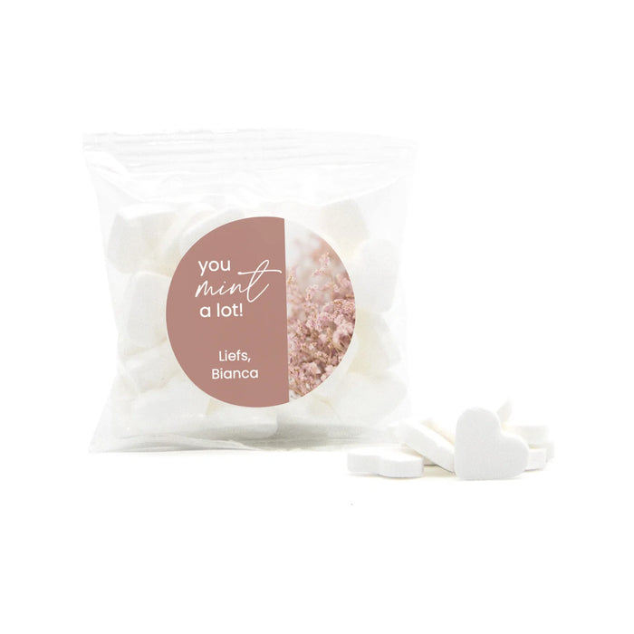 Zakje minthartjes - Afscheid collega Zakje minthartjes - Afscheid collega