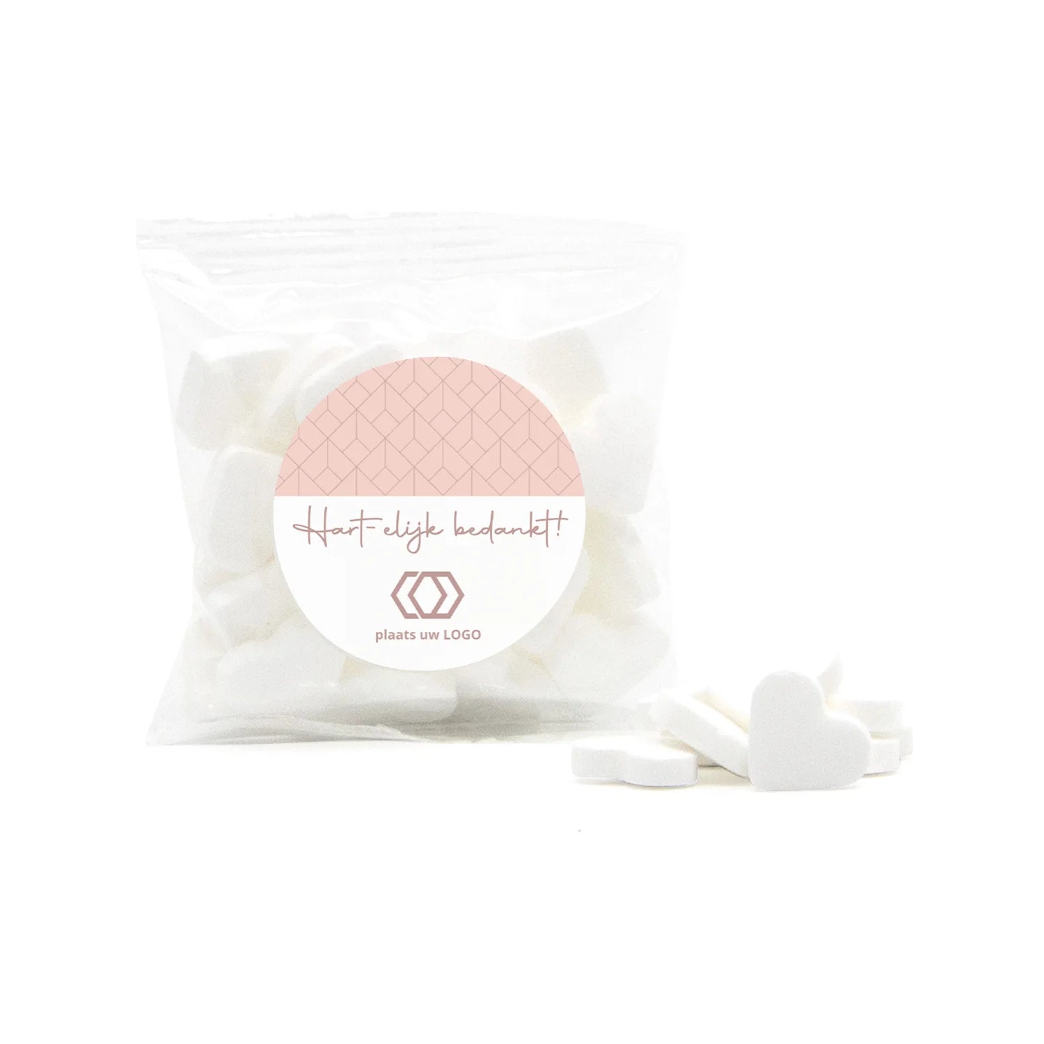 Zakje minthartjes - Zakelijk - Bedankjes.nl