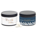 Zwart blikje met eigen wikkel - Vrijwilliger