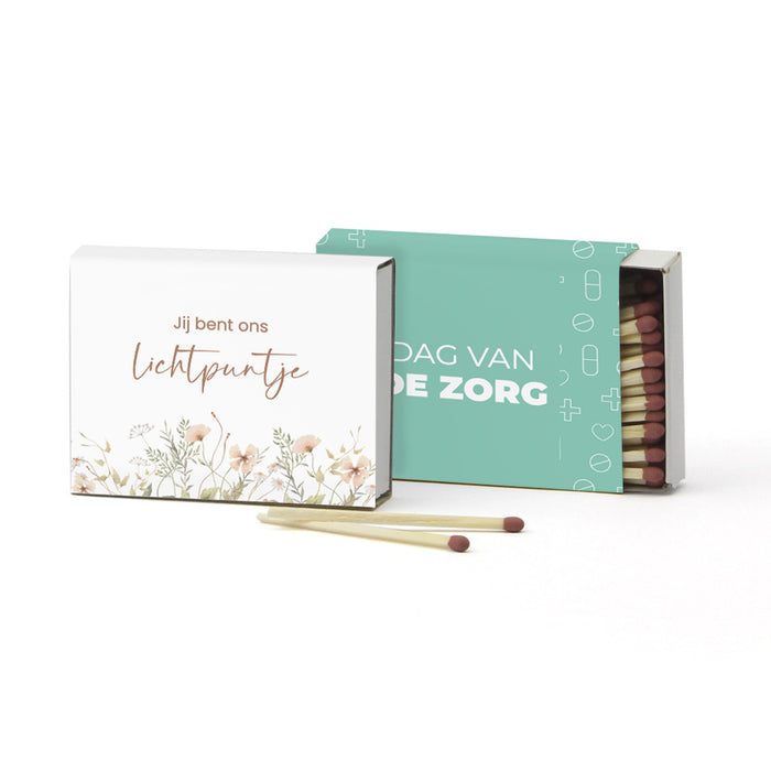 Luciferdoosje met eigen opdruk - Verpleging Luciferdoosje met eigen opdruk - Verpleging
