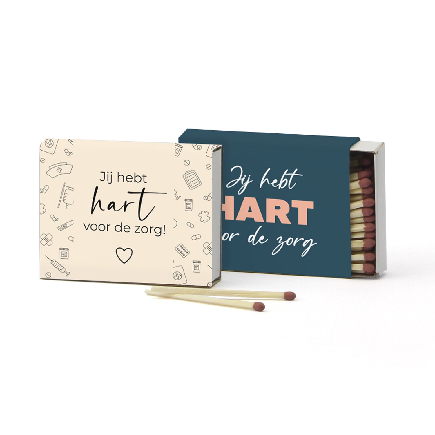 Luciferdoosje met eigen opdruk - Verpleging - Bedankjes.nl